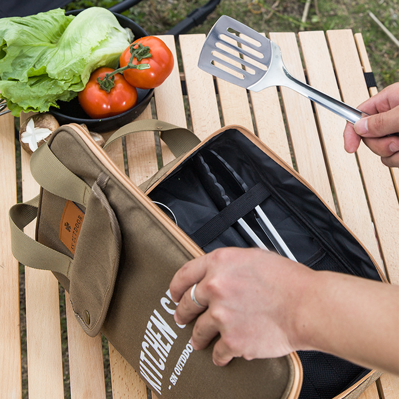 Camping Cooking Pan Set - طقم أدوات طهي للتخييم مكون من