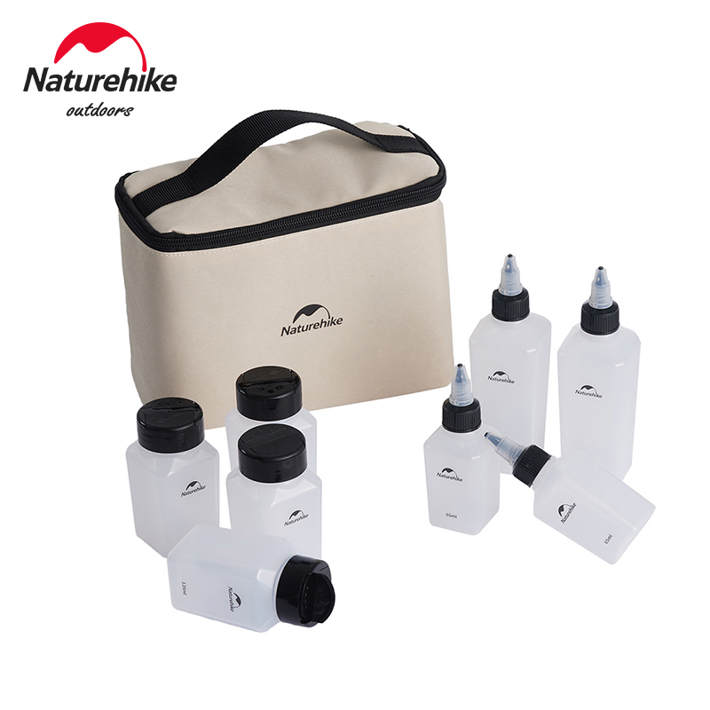 Camping Cooking Oil Container - Naturehike التوابل جرة 8 قطعة مجموعة