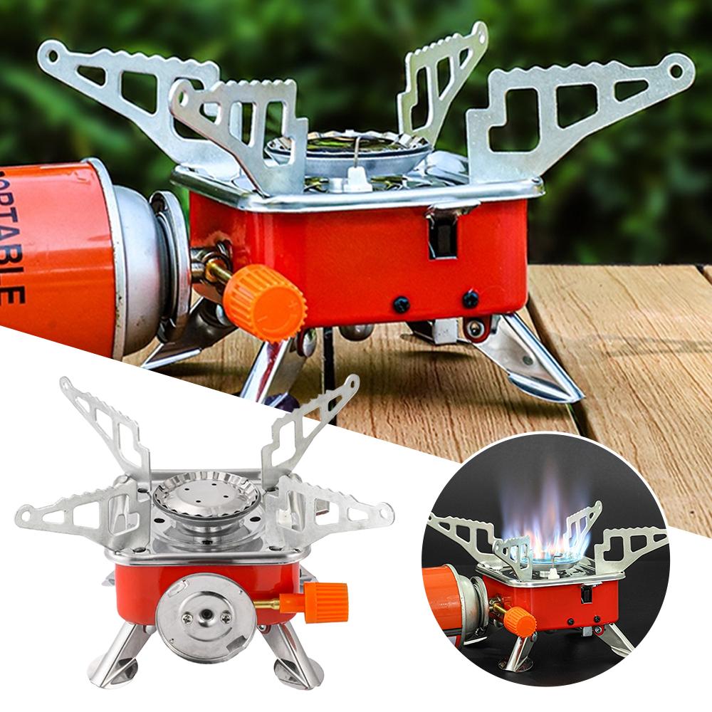 Camping Cooking Wood Stove - موقد محمول للتخييم قابل للطي مقاوم