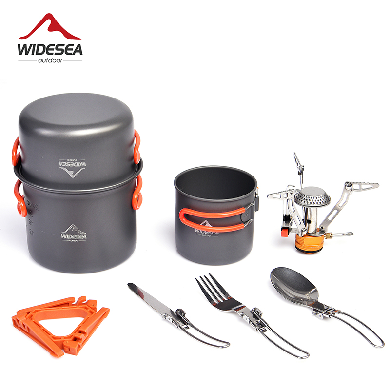 Camping Cooking Pan Set - طقم أواني طهي للتخييم على نطاق