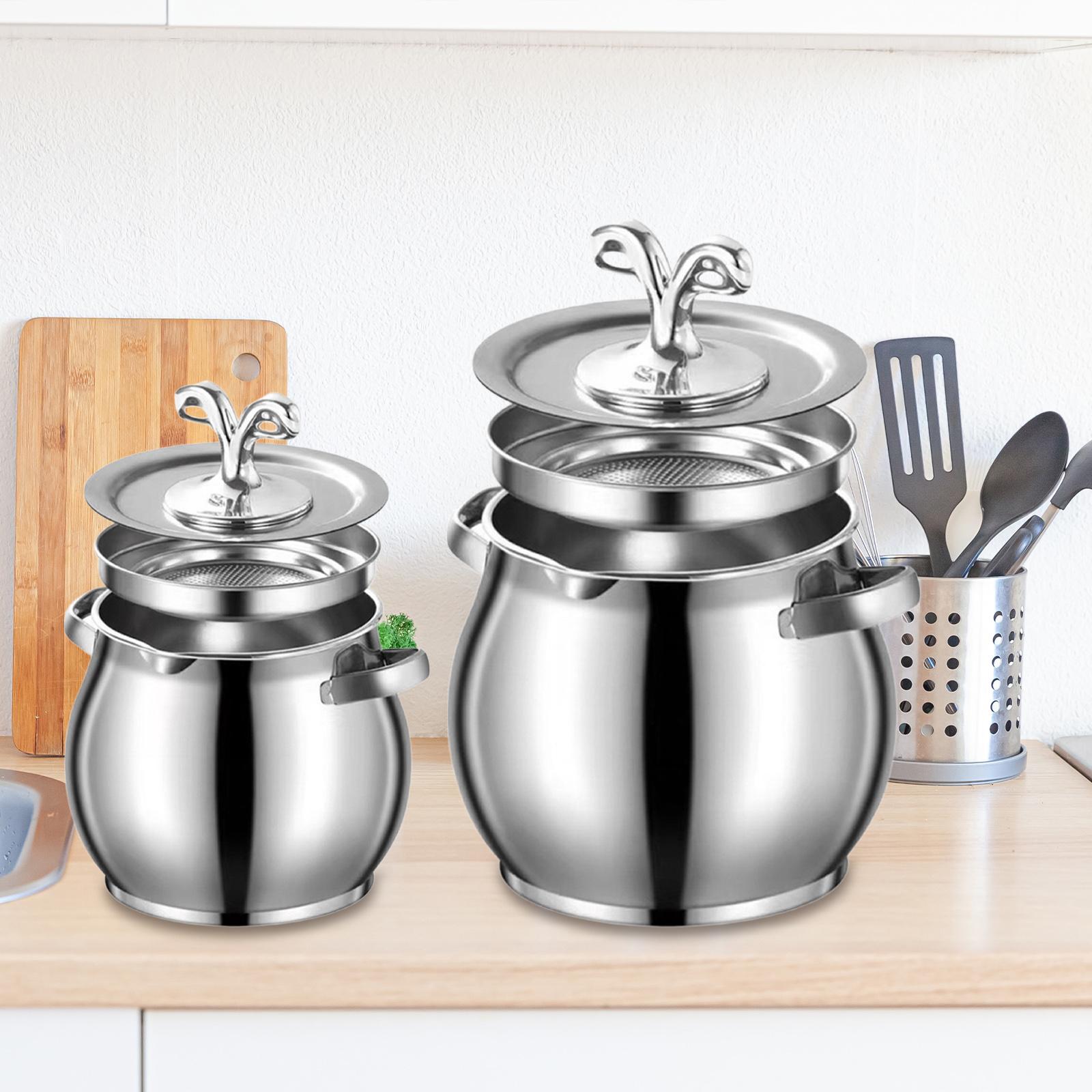 Camping Cooking Oil Container - وعاء زيت كبير السعة مع غطاء