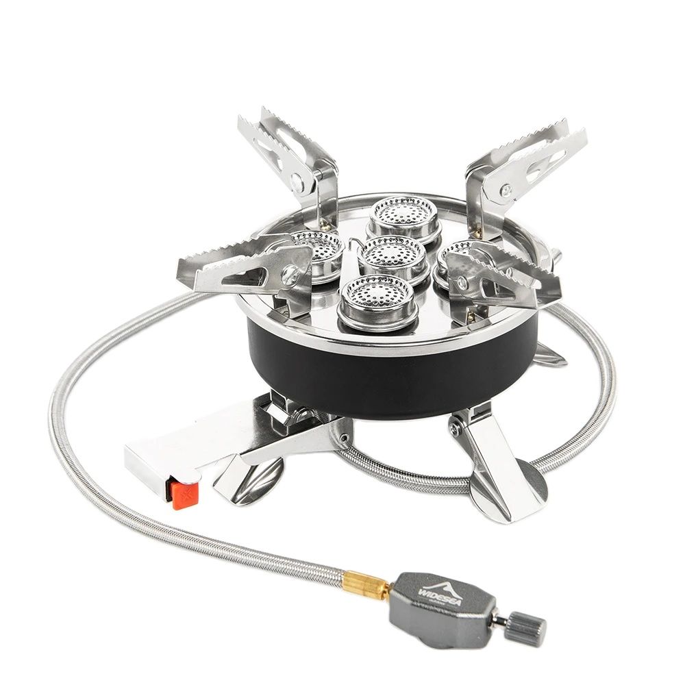 Camping Cooking Wood Stove - Widesea التخييم 5in1 موقد غاز في