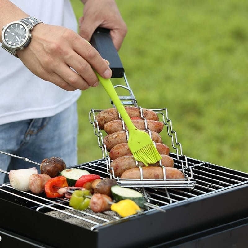 Camping Cooking Grill - شواية محمولة للتخييم، خفيفة الوزن، للسفر