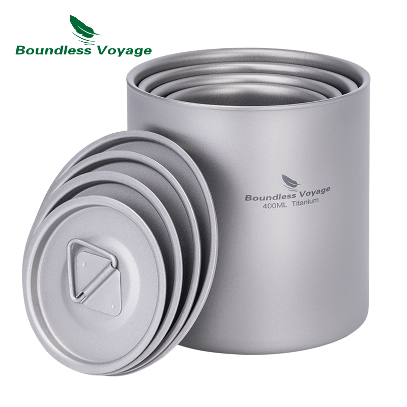 Mess Kit Titanium - أكواب بلا حدود من التيتانيوم ذات