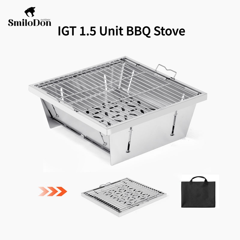 Camp Grill Portable Folding - موقد شواء سميلو دون IGT قابل
