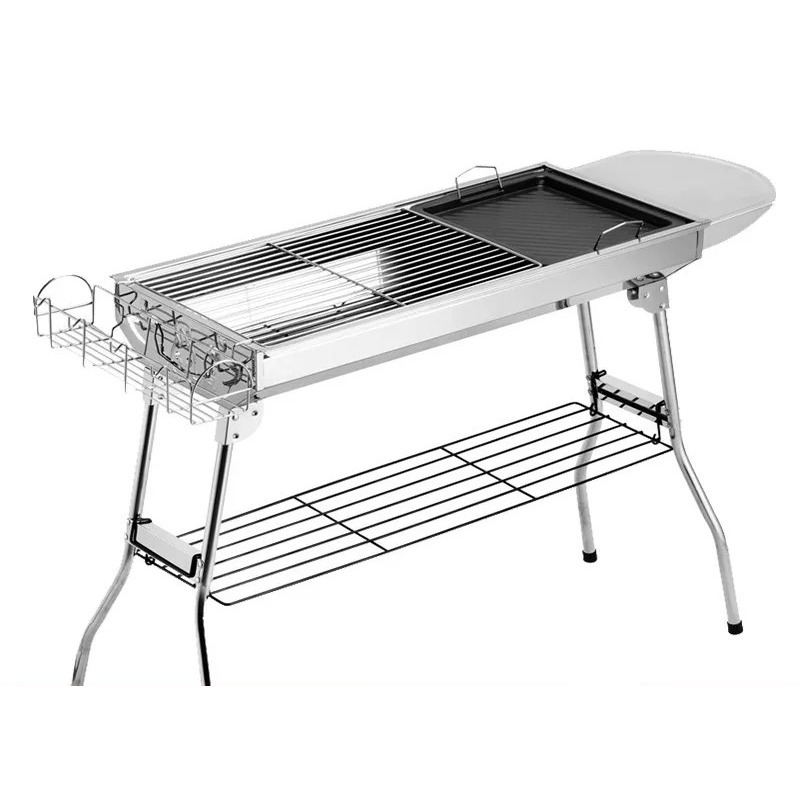 Camp Grill Portable Folding - شواية فحم كبيرة قابلة للطي، موقد