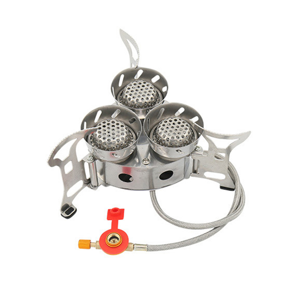 Camping Cooking Gas Stove Portable Tool - 11000 واط عالية الطاقة يندبروف معدات