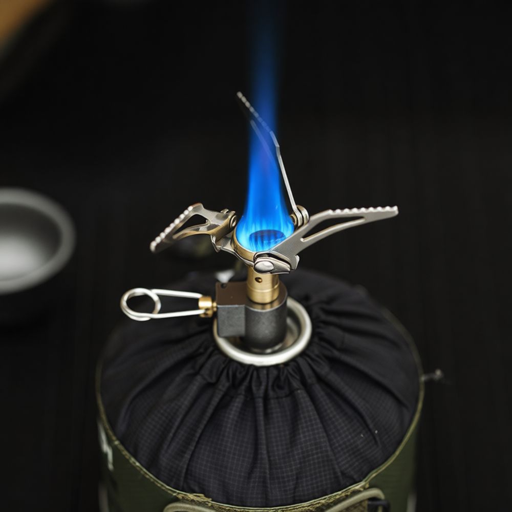 موقد غاز محمول للتخييم، مناسب  - مراجعة Camping Cooking Gas Stove Portable Tool وسعره