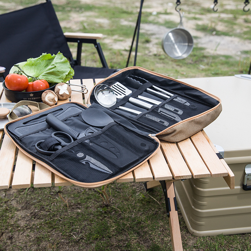 طقم أدوات طهي للتخييم مكون من  - مراجعة Camping Cooking Pan Set وسعره