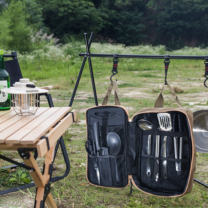 طقم أدوات طهي للتخييم مكون من  - مراجعة Camping Cooking Pan Set وسعره