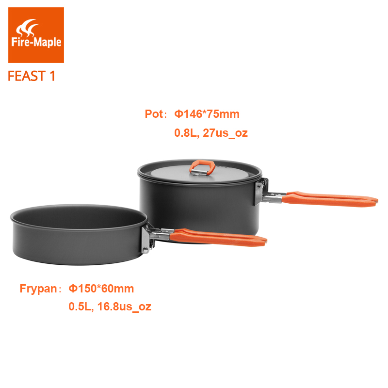 النار القيقب عيد 1 في الهواء ا - مراجعة Camping Cooking Pan Set وسعره