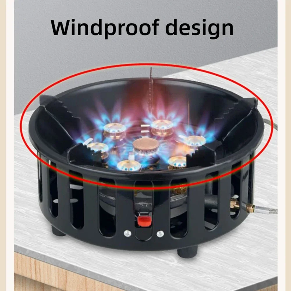 19800 واط 7-Core موقد للتخييم  - مراجعة Camping Cooking Wood Stove وسعره