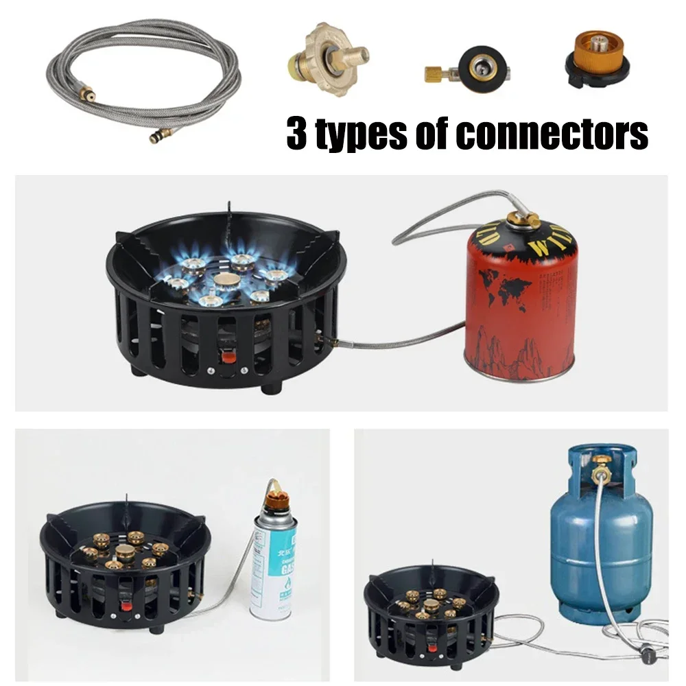 19800 واط 7-Core موقد للتخييم  - مراجعة Camping Cooking Wood Stove وسعره