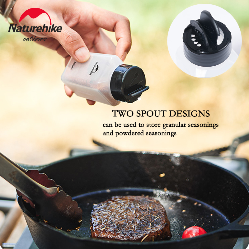 Naturehike التوابل جرة 8 قطعة  - مراجعة Camping Cooking Oil Container وسعره