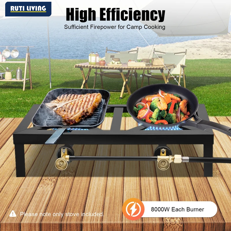 موقد غاز محمول للاستخدام الخار - مراجعة Cooking On Camping Stove وسعره