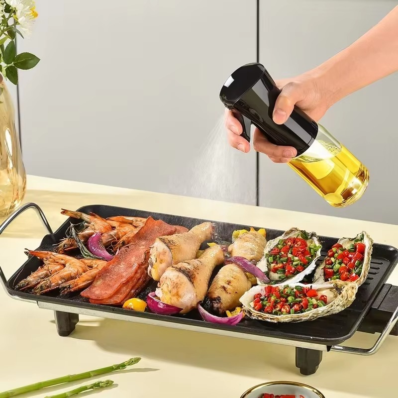 عبوة رذاذ زيت سعة 250 مل، موزع - مراجعة Camping Cooking Oil Container وسعره