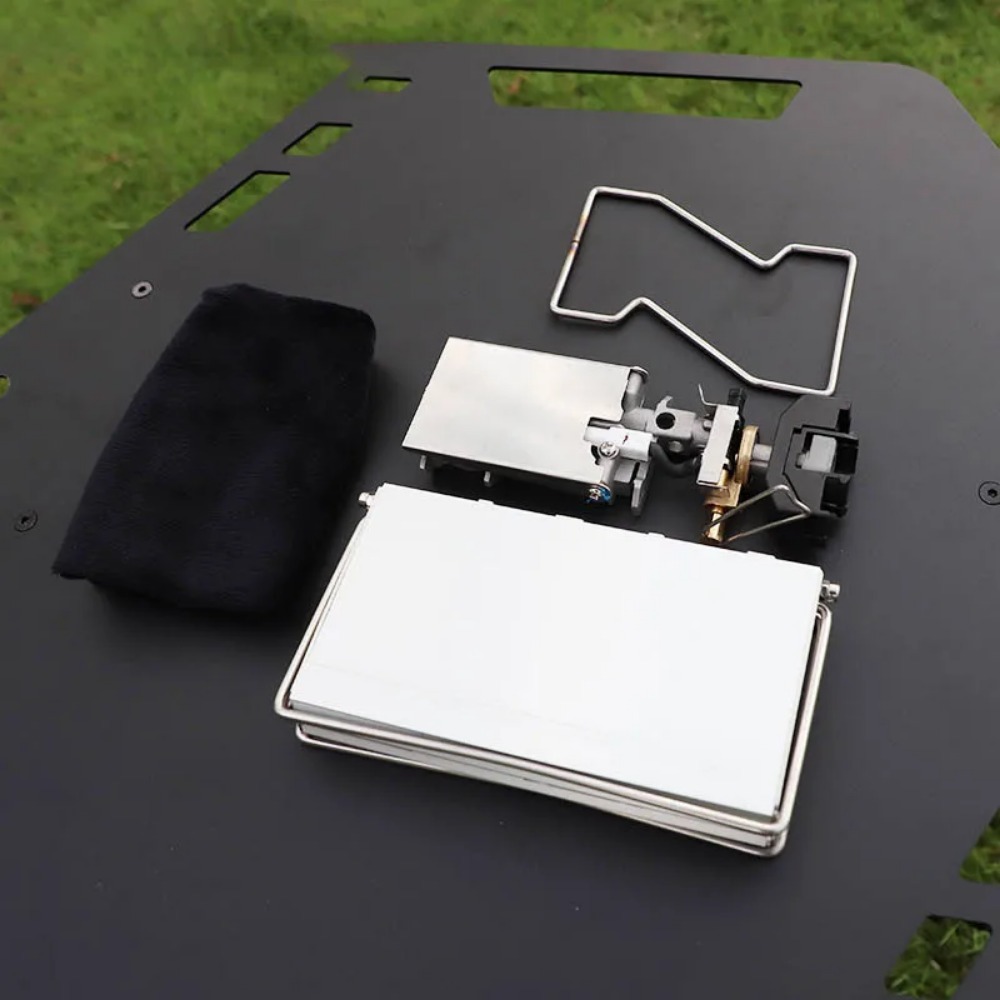 موقد كاسيت محمول خفيف الوزن قا - مراجعة Camp Grill Portable Folding وسعره
