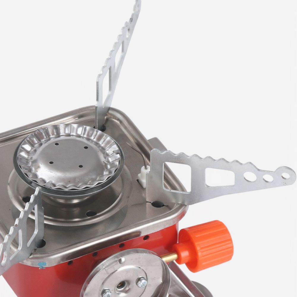 موقد غاز صغير محمول قابل للطي، - مراجعة Camping Cooking Gas Stove Portable Tool وسعره