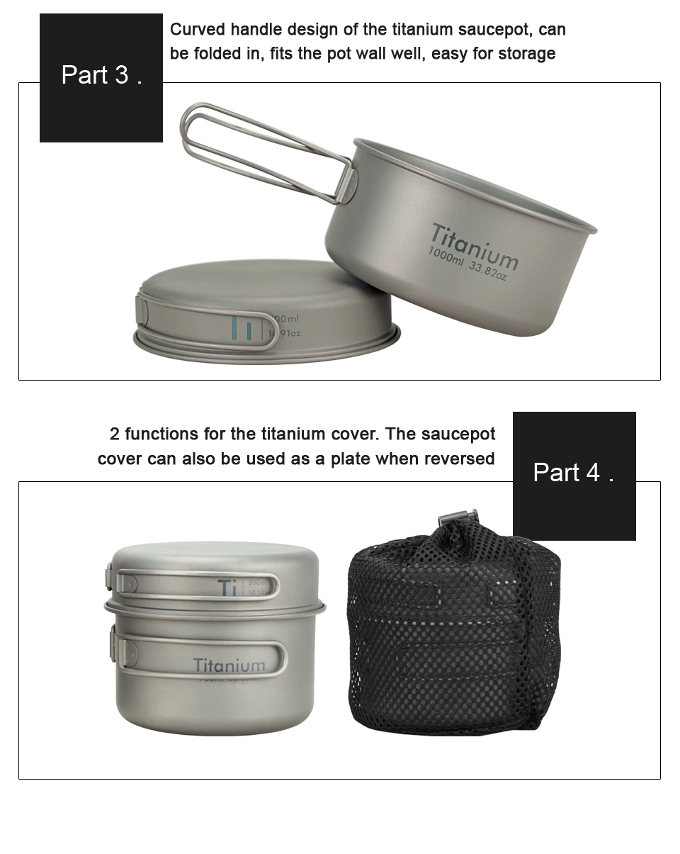 APG خفيفة التيتانيوم عموم أدوا - مراجعة Mess Kit Titanium وسعره