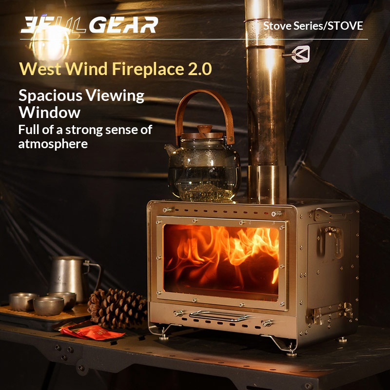 3F UL GEAR الفولاذ المقاوم للص - مراجعة Camping Cooking Wood Stove وسعره