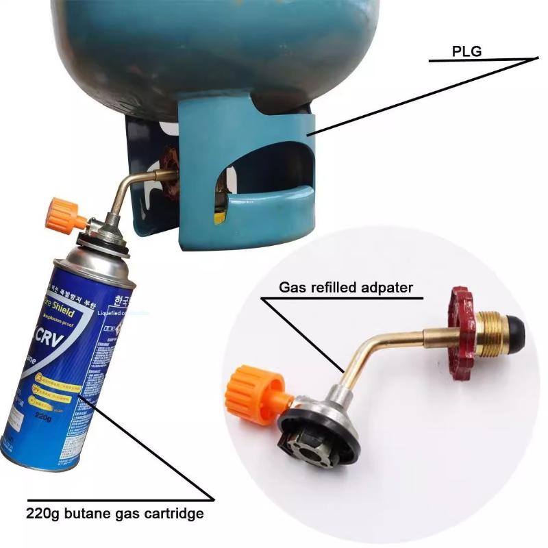 محول إعادة تعبئة أسطوانة غاز ا - مراجعة Camping Cooking Jet وسعره