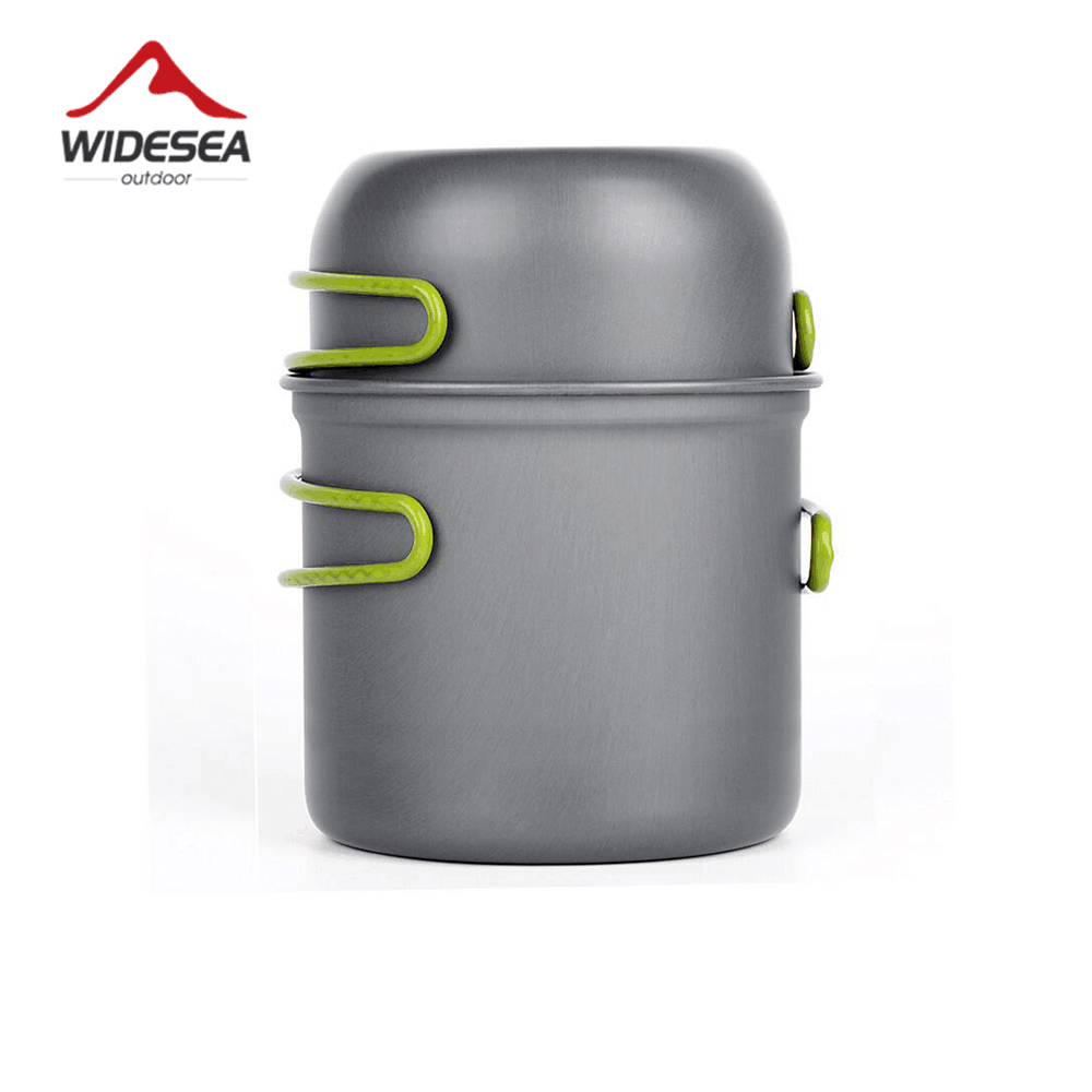أدوات طهي خفيفة الوزن من وايدس - مراجعة Camping Cooking Pan Set وسعره