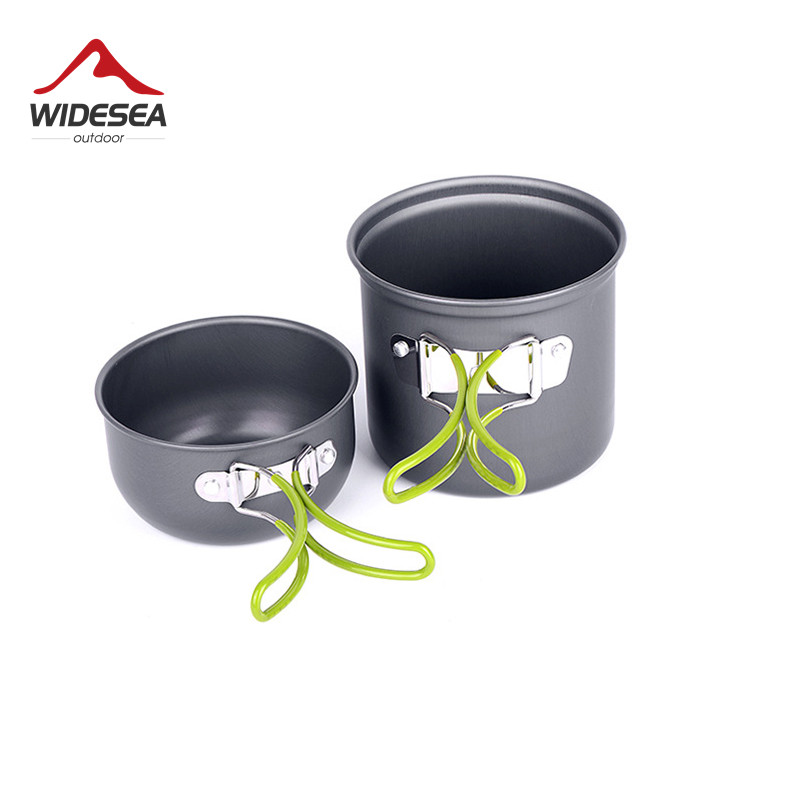 أدوات طهي خفيفة الوزن من وايدس - مراجعة Camping Cooking Pan Set وسعره