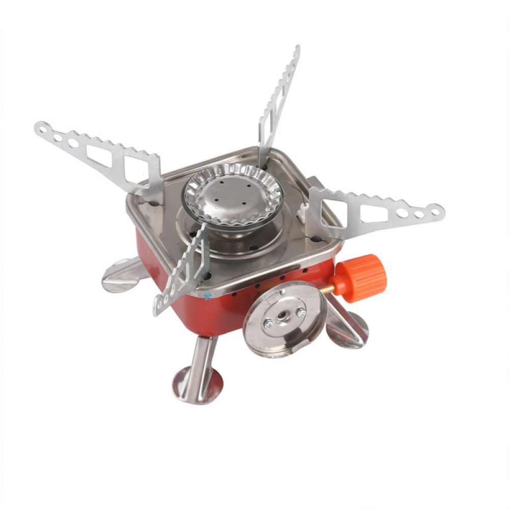 موقد غاز صغير قابل للطي للاستخ - مراجعة Camping Cooking Gas Stove Portable Tool وسعره