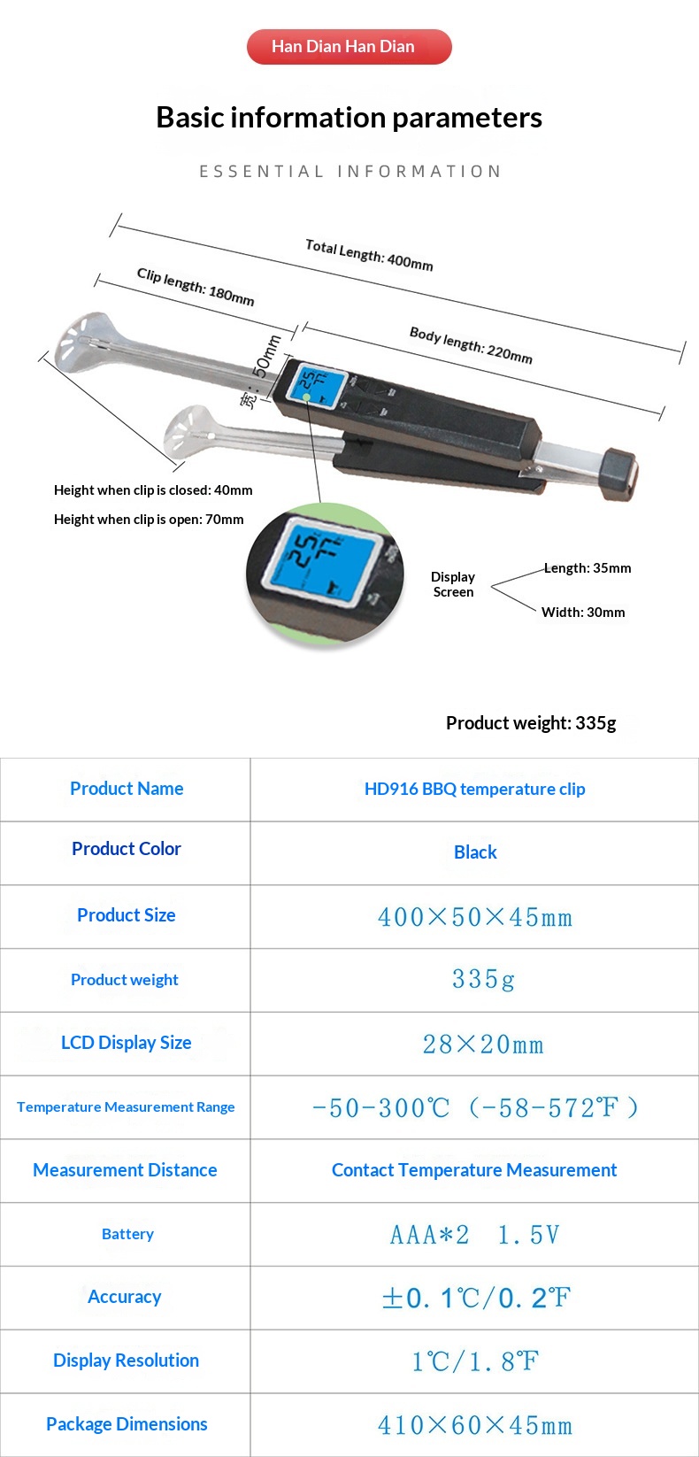 ميزان حرارة للشواء والتخييم وا - مراجعة Meat Thermometer Camp وسعره