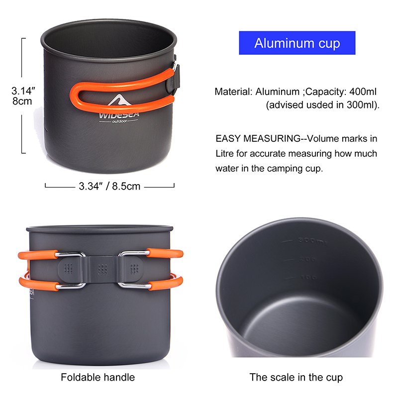 طقم أواني طهي للتخييم على نطاق - مراجعة Camping Cooking Pan Set وسعره