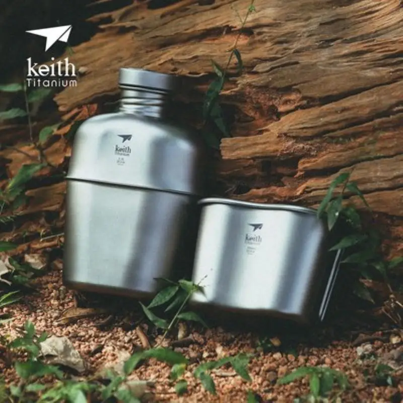 كيث التيتانيوم النقي التخييم ف - مراجعة Mess Kit Titanium وسعره