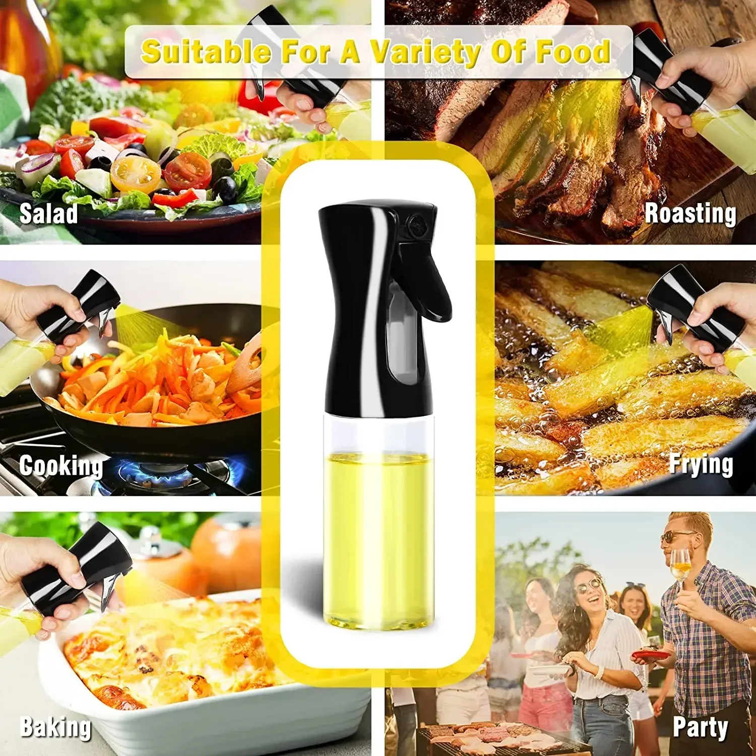 500 مللي زجاجة رذاذ الزيت البل - مراجعة Camping Cooking Oil Container وسعره