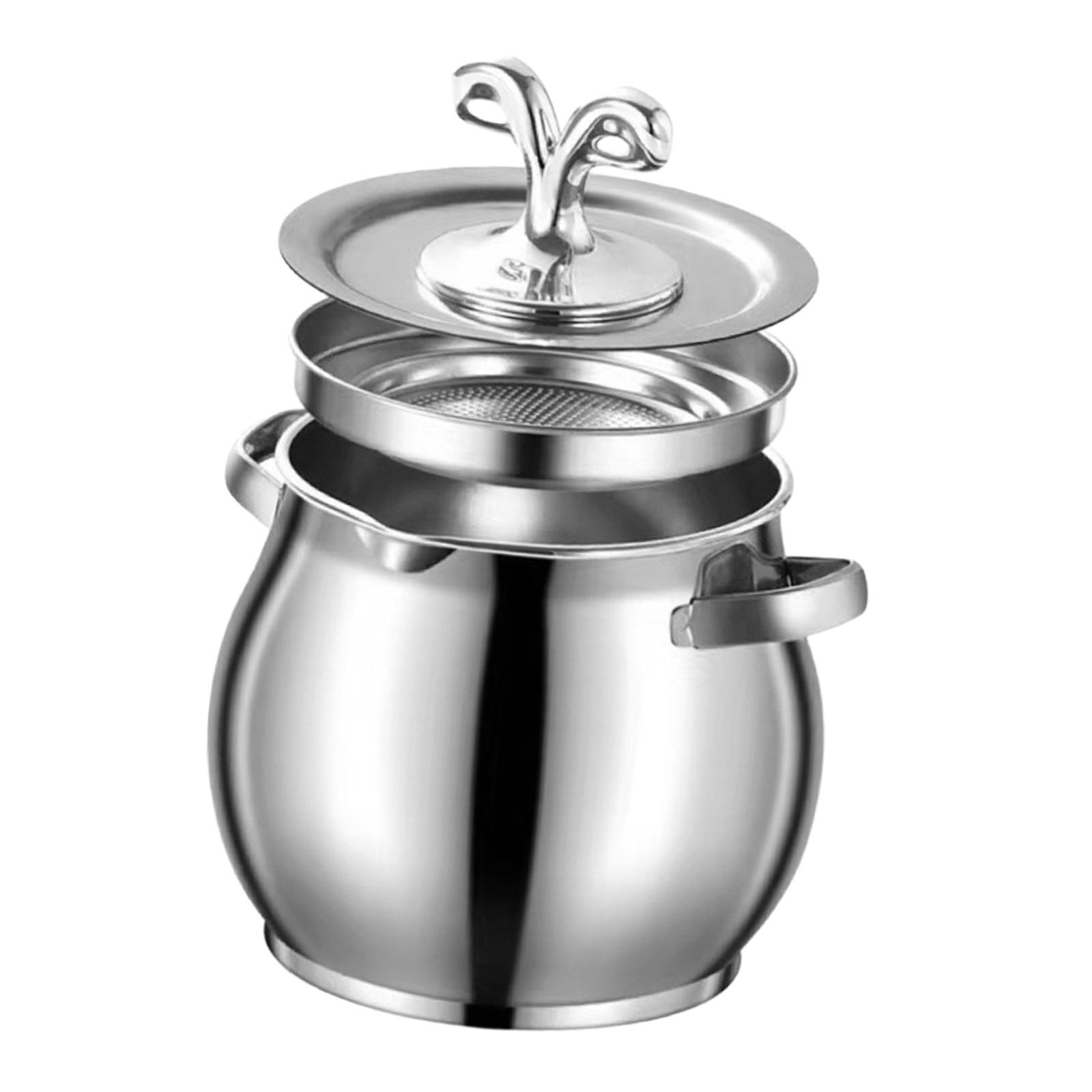 وعاء زيت كبير السعة مع غطاء مق - مراجعة Camping Cooking Oil Container وسعره