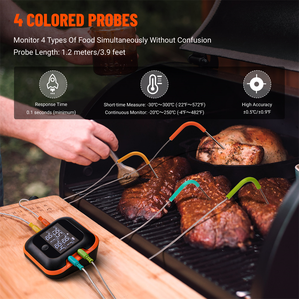 ميزان حرارة اللحوم بالبلوتوث م - مراجعة Meat Thermometer Camp وسعره