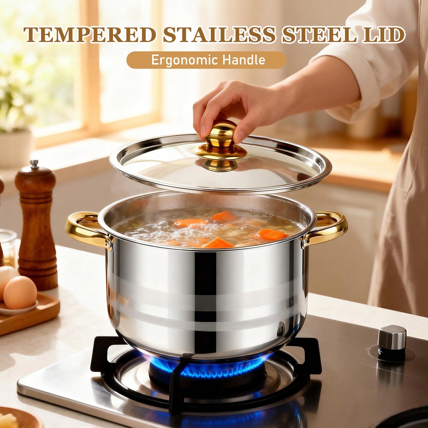 طقم أواني طهي فاخرة وعصرية من  - مراجعة Camping Cooking Pan Set وسعره