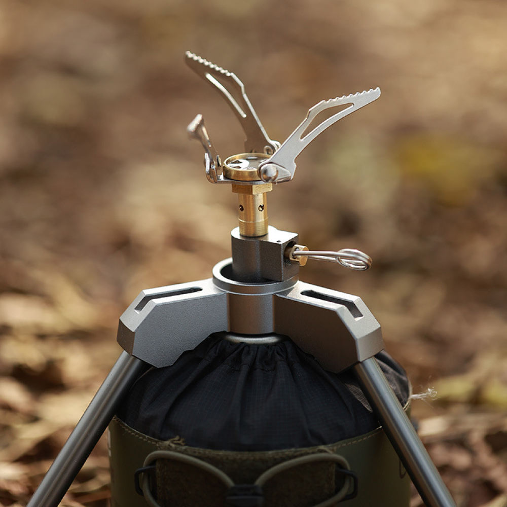 موقد غاز صغير محمول وقابل للطي - مراجعة Camping Cooking Gas Stove Portable Tool وسعره
