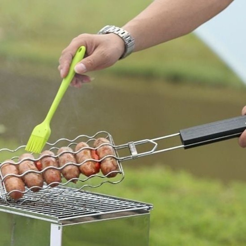 شواية محمولة للتخييم، خفيفة ال - مراجعة Camping Cooking Grill وسعره