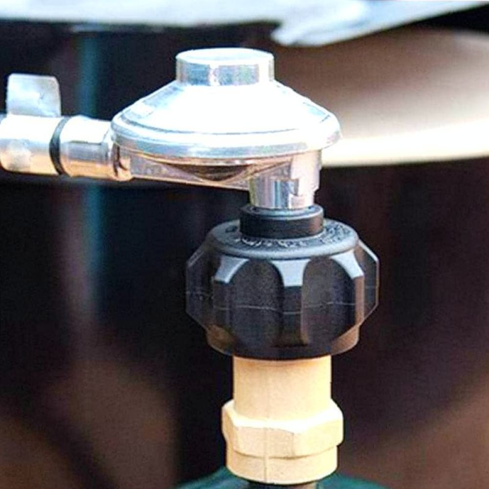 محول أسطوانة الغاز، وصلة نحاسي - مراجعة Camping Cooking Gas Stove Portable Tool وسعره