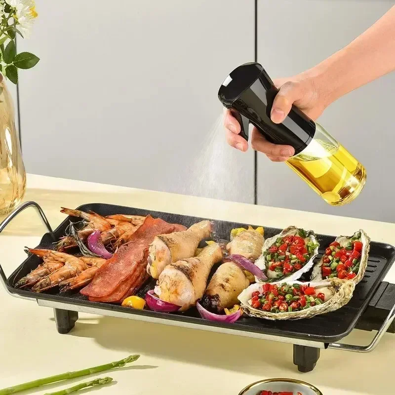 200/300/500 مللي زجاجة رذاذ ال - مراجعة Camping Cooking Oil Container وسعره