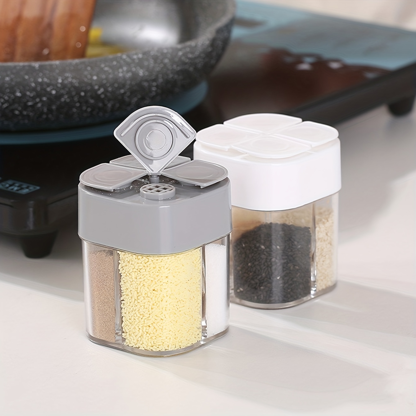 4in1 التخييم التوابل شاكر برطم - مراجعة Camping Cooking Oil Container وسعره