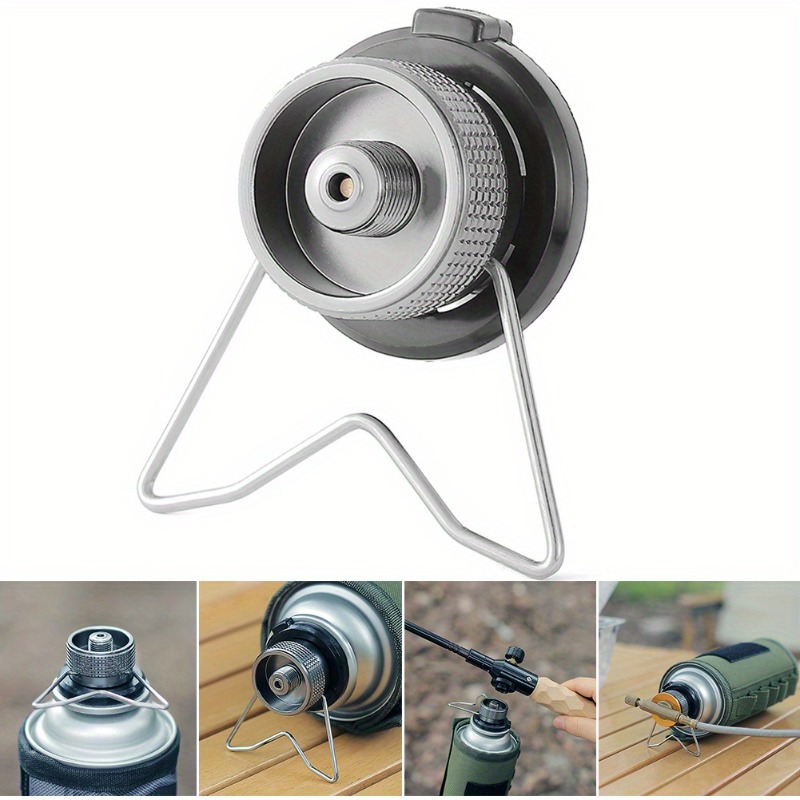 1 قطعة/2 قطعة محول موقد غاز مح - مراجعة Camping Cooking Gas Stove Portable Tool وسعره