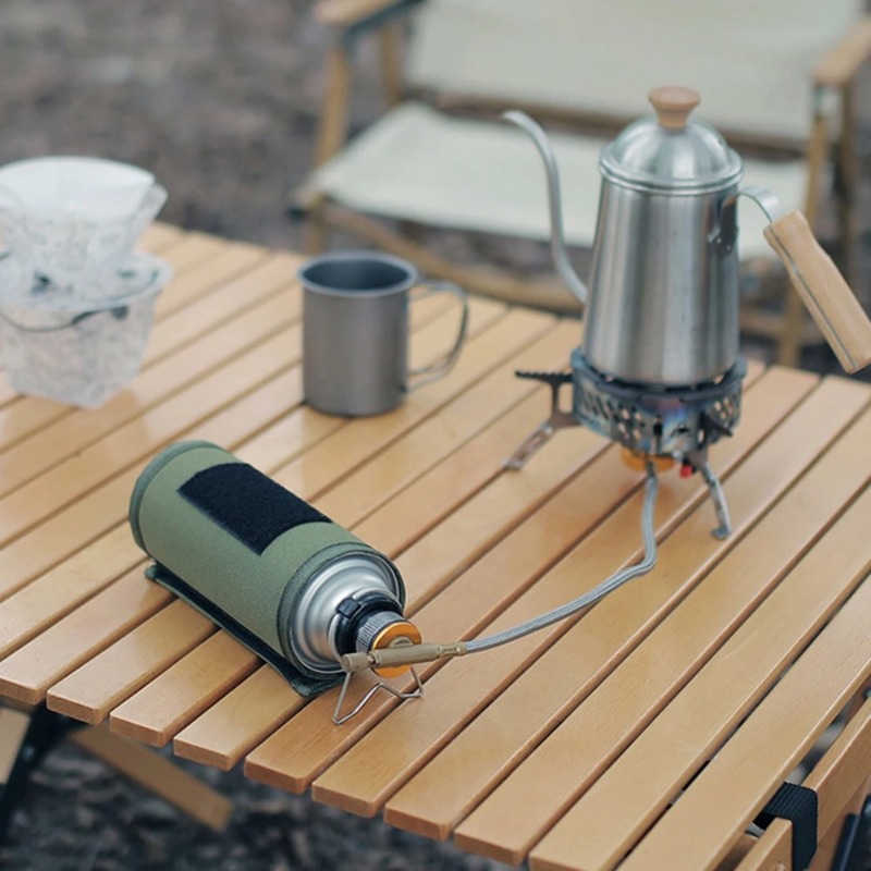 1 قطعة/2 قطعة محول موقد غاز مح - مراجعة Camping Cooking Gas Stove Portable Tool وسعره