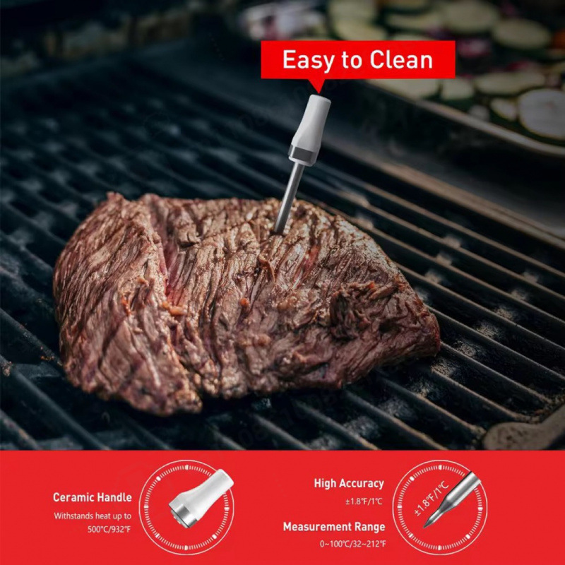 مسبار لحم ذكي لاسلكي بتقنية ال - مراجعة Meat Thermometer Camp وسعره