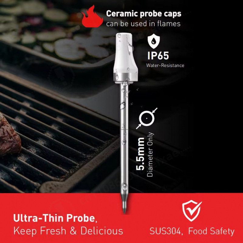 مسبار لحم ذكي لاسلكي بتقنية ال - مراجعة Meat Thermometer Camp وسعره