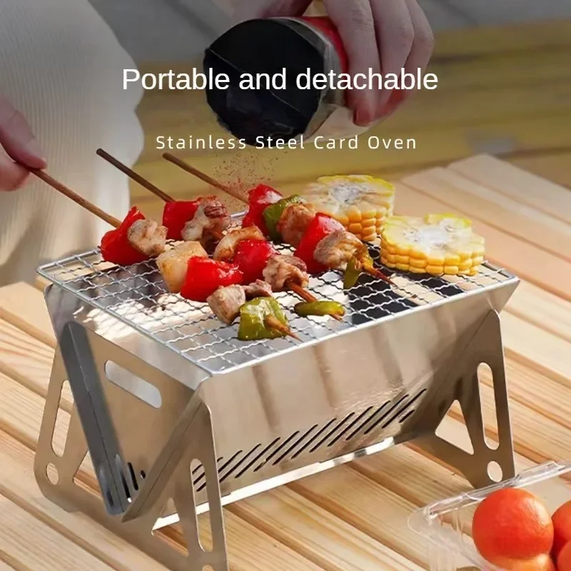 شواية باربكيو محمولة قابلة للط - مراجعة Camp Grill Portable Folding وسعره